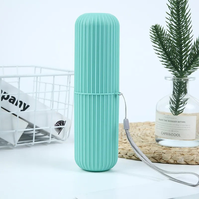 Boîte de Voyage NomadPack™ 2-en-1 – Brosse à Dents & Dentifrice | Avec Gobelet Intégré